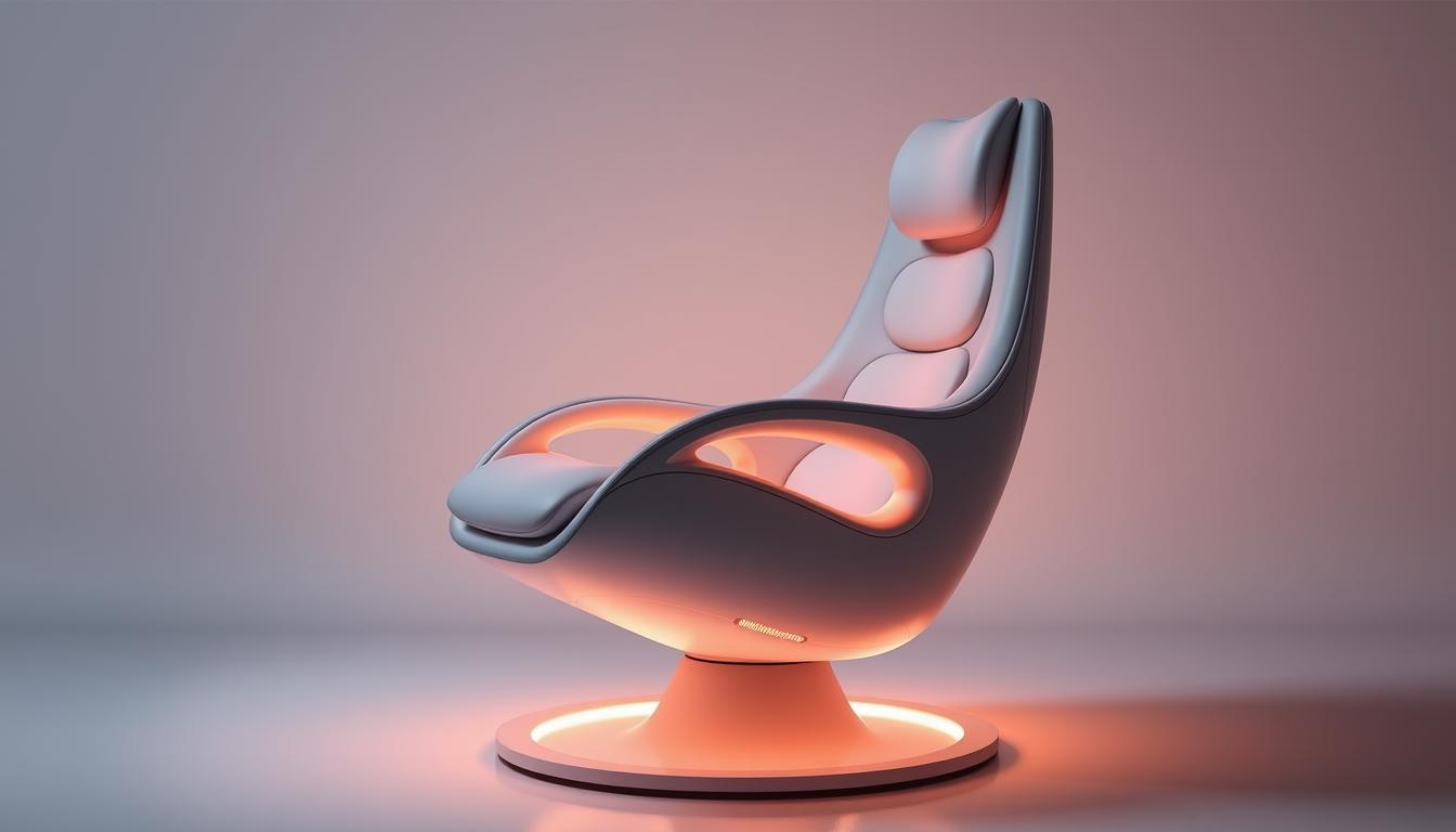 bizarre spine-relaxing recliner with super pain relief tech