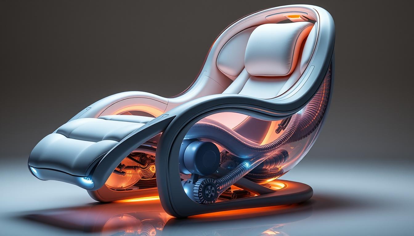 ultra-strange ergonomic reclining chair supporting spine