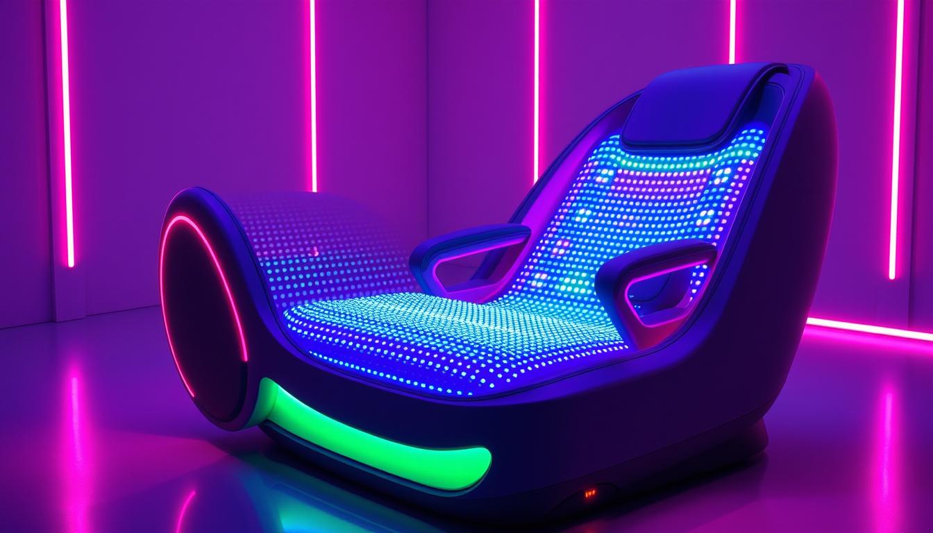 vibrating massage smart chair for freaky spine care